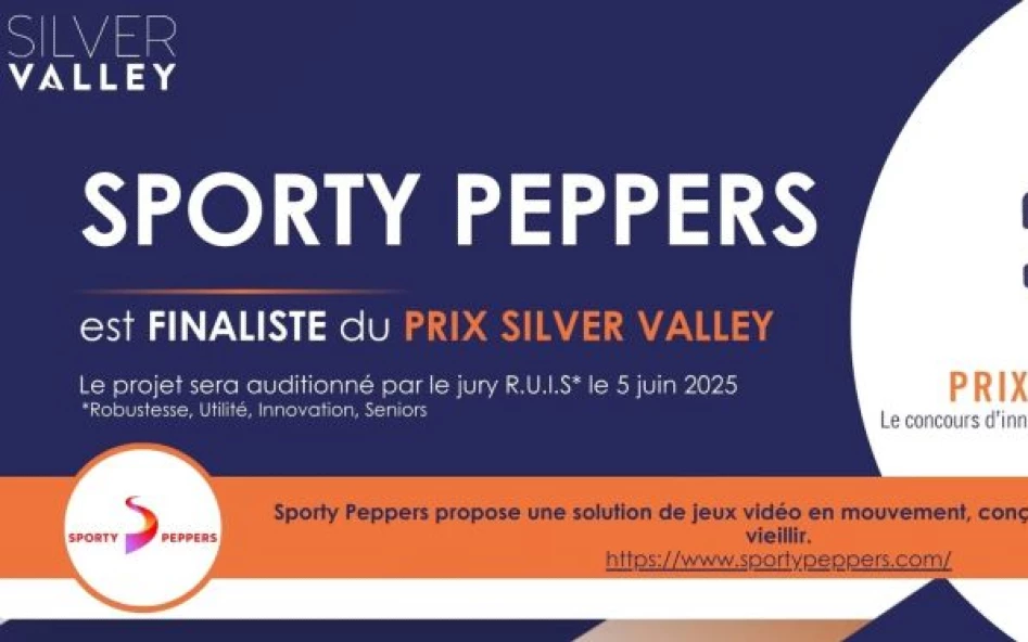 Sporty Peppers among the 12 finalists for the Silver Valley 2025 Award