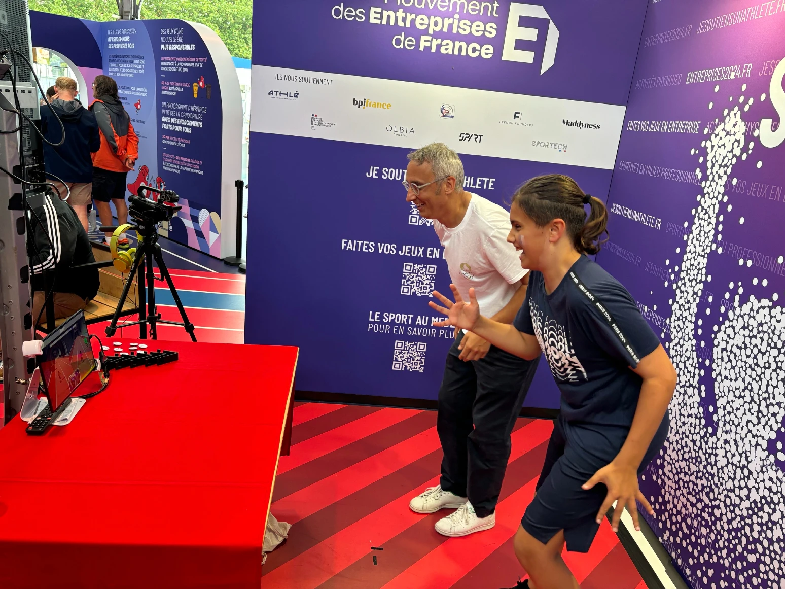 At Club France with MEDEF